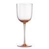 Copa de Vino de Vidrio Rosa Carne de Lujo Ligero con una Textura Simple y Elegante, Adecuada para Uso en el Hogar, Copa de Vino Tinto de Alta Calidad, Regalo Personalizado para Hotel