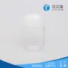 Botella de Gel Desinfectante para Manos sin Enjuague de 30 ml Tapa de Presión Transparente Plástico PET Botella Portátil Plana Tapa Flip-Top Botella con Forma de U Sub-botella