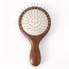 Peine Masajeador de Cuero Cabelludo de Sándalo para Hombres y Mujeres, Peine con Almohadilla de Aire para Cabello Suave, Peine Alisador, Masajeador Universal de Meridianos, Portátil para Uso en Casa