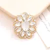 Luxo Leve Novo DIY Diamante Cristal Gema Flor Acessórios Liga de Alta Qualidade Acessórios para Joias Flor de Sapato com Furo Material