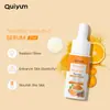 Inglés Quiyum Producto Nuevo Transfronterizo Cúrcuma Vitamina C Esencia 17ml Hidratante y Humectante Fabricante Stock Listo