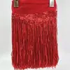 En stock borla de flecos de lentejuelas de hoja de 20 cm para vestido de novia, accesorios de vestuario étnico para escenario DIY