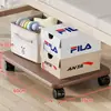 Estante de Almacenamiento Debajo de la Cama para Dormitorio Base de Cama Portátil Estante para Maletas con Ruedas Caja de Gran Capacidad Almacenamiento Tablero de Almacenamiento