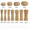 Cuerda de cáñamo fina hecha a mano para bricolaje, cuerda de cáñamo fina de alta calidad, cuerda de etiqueta para decoración de ropa al por mayor, cuerda de cáñamo fina vintage hecha a mano