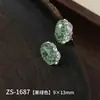 Decoraciones de arte para uñas de cristal de hielo triturado de alta calidad sin base, producto terminado de cristal con acabado de grieta de hielo brillante de color sólido, pedrería para uñas vestible