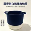Cesta de Almacenamiento Tejida con Cuerda de Algodón para Uso Doméstico, Cesta Plegable para Juguetes Infantiles, Cesta de Almacenamiento para Ropa y Artículos Varios de Dormitorio, Cesta de Almacenamiento para Mamá y Bebé