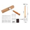 Batidor de Polvo Mango de Madera Anillo Único y Doble Palo Batidor de Polvo Varilla Manual para Mezclar Harina Resorte de Acero Inoxidable Batidor de Polvo Horneado