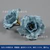 Flor Azul Flor Artificial Flor de Seda Pasador Flor Tocado Material Corona Pulsera Accesorio de Flor Hecho a Mano DIY Decoración de Cabeza con Flores