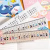 Dinastia histórica chinesa governante, régua reta de desenho animado para estudantes, régua de acrílico, material escolar de aprendizado de linha do tempo, fofo e divertido