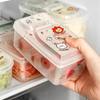 Refrigerador de combinación caja para conservar alimentos frescos caja de almuerzo de frutas portátil para estudiantes trabajadores de oficina caja de almacenamiento de plástico especial para refrigerador