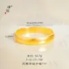 Tienda de oro con pulsera de llanta trasera de locha de cara ancha dorada antigua duradera que no se decolora, pulsera gruesa lisa simple para mujer
