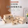 Caja de madera acrílica con tapa para regalo de flor eterna, caja de almacenamiento transparente con cerradura, caja de joyería rectangular de madera maciza, venta al por mayor