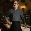 Ropa de Trabajo de Manga Larga para Chef Impermeable, Resistente al Aceite y al Desgaste Otoño e Invierno Hotel Panadería Cocina Catering Comedor Ropa de Cocina para Hombres