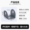 Conector de tubo cuadrado Pieza de fijación en forma de U Hebilla de fijación para barandilla Accesorios Soporte de hierro Dos paquetes Tres paquetes Tarjeta interior Tubo de acero galvanizado