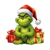 2026 Transfronterizo Nuevo Dibujo Animado Navideño Grinch Colgante Creativo Decoración de Árbol de Navidad Acrílico