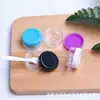 204-10g Frasco de Creme com Tampa Côncava Caixa de Embalagem para Cosméticos Embalagem de Amostra Pacote de Teste Conjunto de Viagem Frasco Creme Caixa de Creme