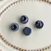 Mini accesorios de frutas 3D, incluyendo piezas realistas de resina de limón, espino y cereza, para pasadores de pelo y otros accesorios