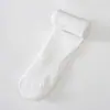 Medias de baile finas de 90D para niños de primavera y verano, antideslizantes y antipelusas, medias de baile blancas para niñas