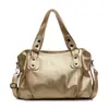 Bolsa Tote de Ombro Único, Grande Capacidade, Estilo Coreano, Bolsa Feminina Simples Retrô em Couro Macio, Bolsa Feminina Versátil de Alta Qualidade para o Dia a Dia