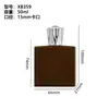 Frascos de Perfume de Vidro Aveludado em Estoque, Processamento Personalizado, Frascos Pequenos de Sub-Envasamento de 50ml, Frascos Transparentes para Atacado, Tampas de Perfume Aveludadas