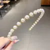 Faixa de Cabeça Vintage Pérola Estilo Francês para Mulheres, Acessório de Cabelo Versátil de Alta Qualidade, Temperamento Elegante, Presilha de Cabelo Antiderrapante e que Não Cai