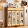 Gabinete de zapatos para entrada para uso doméstico, Gabinete integrado estilo caricatura en la entrada, Zapatero de múltiples niveles, Gabinete de almacenamiento, Zapatero