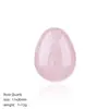 Ovo Pequeno em Forma de Ovo de Cristal Natural Transfronteiriço Páscoa Ágata Pássaro Esculpido Ovo de Pássaro Forma de Pedra Bruta Ornamento de Mão Ovo de Jade