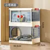 Nido para Gatos para Todas las Estaciones, Semicerrado, Seguro y Protegido, Escondite para Gatos, Caja de Almacenamiento, Nido para Dormir, Litera para Mascotas