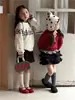 MR259 Calcetines Nuevos de Otoño para Niños Calcetines de Media Caña con Múltiples Lazos para Bebé Estilo Princesa Calcetines Caídos Calcetines de Moda para Niños