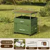 Caja de Almacenamiento Plegable Multifuncional para Camping al Aire Libre, Gran Capacidad, Plegable, Impermeable, Juego de Mesa y Sillas de Camping, Caja de Almacenamiento