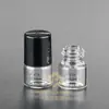 Botella de vidrio de bola marrón transparente regulada de 1 ml, 2 ml, 3 ml, 5 ml