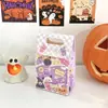 Caixa de Embalagem de Doces e Biscoitos para Festa de Halloween Enfeites de Abóbora e Fantasma Pequenos Presentes Lanches Suitcase de Presente