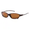 Gafas de sol deportivas para ciclismo al aire libre, marco negro, marco estrecho único, bloqueadoras de sol, adelgazantes, versátiles, gafas de sol para hombre en stock