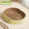 Tabla Rascadora Redonda Chios para Gatos con Cama Integrada para Gatos, Duradera y que No Suelta Pelo, Cuenco Rascador Resistente para Gatos, Tabla Rascadora a Prueba de Arañazos para Gatos