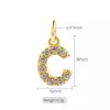 Aleación Diamante A- Z Oro Letras Inglesas Personalidad Joyería Transfronteriza Accesorios Pulsera Colgante Collar Colgante de Joyería