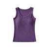 Ropa Interior Térmica de Otoño e Invierno Chaleco Térmico de Otoño e Invierno con Forro Polar Grueso de Una Pieza Ajustado Top Base con Almohadilla en el Pecho