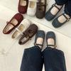 Zapatos Mary Jane Planos de Estilo Francés Suaves para Mujer, Nuevos Zapatos de Algodón Cálido de Felpa Otoño e Invierno 2026