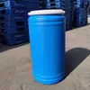 Fornecimento de Balde Azul de 60L com Boca Larga e Flange com Grampo, Embalagem com Dessecante, para Resíduos Alimentares, Gordura e Líquidos Residuais, Balde de Resina de 60L
