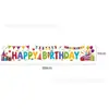 Amazon Negro Oro Fondo de Cumpleaños Pancarta de Fiesta Banner para Fiesta al Aire Libre Decoración de Fiesta Feliz Cumpleaños Bandera de Atmósfera