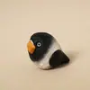 Chaveiro Pingente Escultura em Madeira Artesanal Papagaio Artificial Pingente para Bolsa Casal Pássaros Fofos Presente