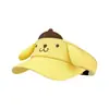Adorable Gorra de Sol con Dibujo de Perro Pudín Estilo Japonés para Niña Deportes al Aire Libre Casual Protección Solar Gorra de Béisbol para Mujer