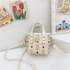 Bolsa Infantil Estilo Passarela 2026, Bolsa Tote Ursinho Fofo, Bolsa Transversal da Moda para Meninas, Bolsa Acessório Princesa Estilo Coreano