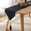 Camino de Mesa de Algodón y Lino Estilo Japonés Cuadros Esterilla de Té Tela de Lino Zen Mantel Retro Esterilla para Platos En Stock Mesa de Comedor