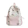 Mochila de Estilo Japonés Nueva de Alto Valor Fresca Dulce Linda con Lunares y Cachorro para Estudiantes de Secundaria y Preparatoria Mochila Ligera