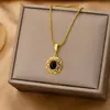 Collar Colgante de Ojo de Tigre y Piedras de Strass de Girasol Cepillado para Mujer, Cadena de Suéter Vintage de Alta Gama, Accesorio de Moda Versátil
