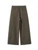 Pantalones de traje de color liso drapeados retro simples de moda para hombres y mujeres Streetwear holgados versátiles de pierna ancha casual largos pantalones de moda nuevo estilo