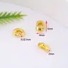 Cor Dourada 18K Preserva Cor Triangulares Irregulares Espaçadores de Prata Contas Soltas Artesanais DIY Pulseira Colar Acessórios para Miçangas