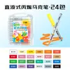 [Liquidación] Marcadores Acrílicos Líquidos Directos Zhijin de Punta Suave, 36 Colores, Específicos para Estudiantes, No Transparentes, Colores Superponibles