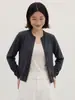 2026 Nuevo Suéter de Punto con Cuello Redondo y Cremallera para Primavera y Otoño Chaqueta Cardigan para Mujer Estilo Minimalista Ropa Exterior Adelgazante Top de Manga Larga