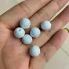 Esmalte Pérola Brilhante Cerâmico Contas Pequenas DIY Contas Redondas Contas de Fio Artesanais Contas Soltas Brancas Tecidas Contas Coloridas Macaron